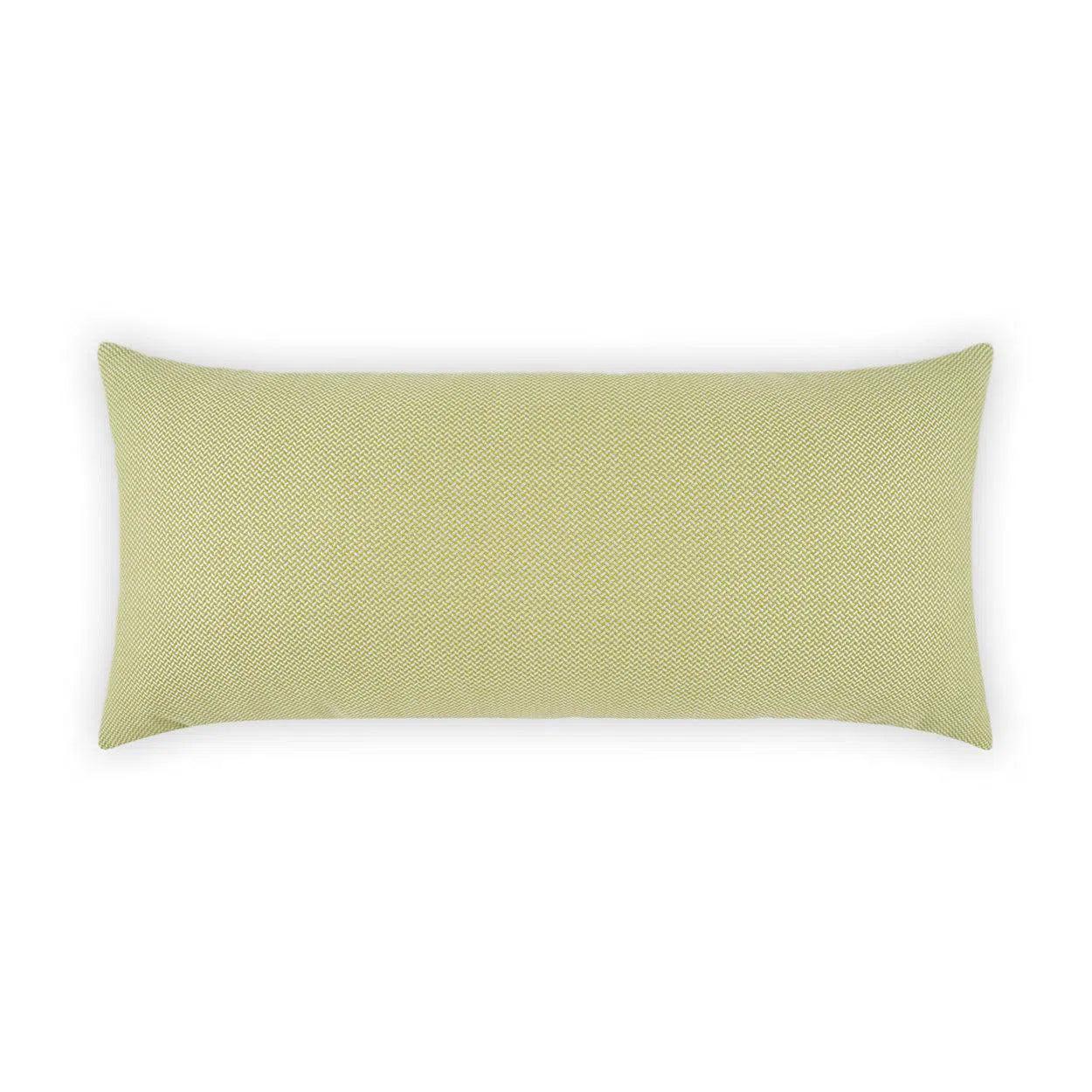 Outdoor Pyke Lumbar Pillow - Green Outdoor Pillows LOOMLAN By D.V. Kap