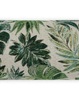 Outdoor Rain Forest Lumbar Pillow - Green Outdoor Pillows LOOMLAN By D.V. Kap