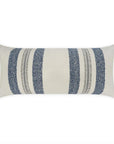 Outdoor Rumrunner Lumbar Pillow - Blue Outdoor Pillows LOOMLAN By D.V. Kap