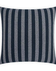 Outdoor Seaport Pillow - Navy Outdoor Pillows LOOMLAN By D.V. Kap