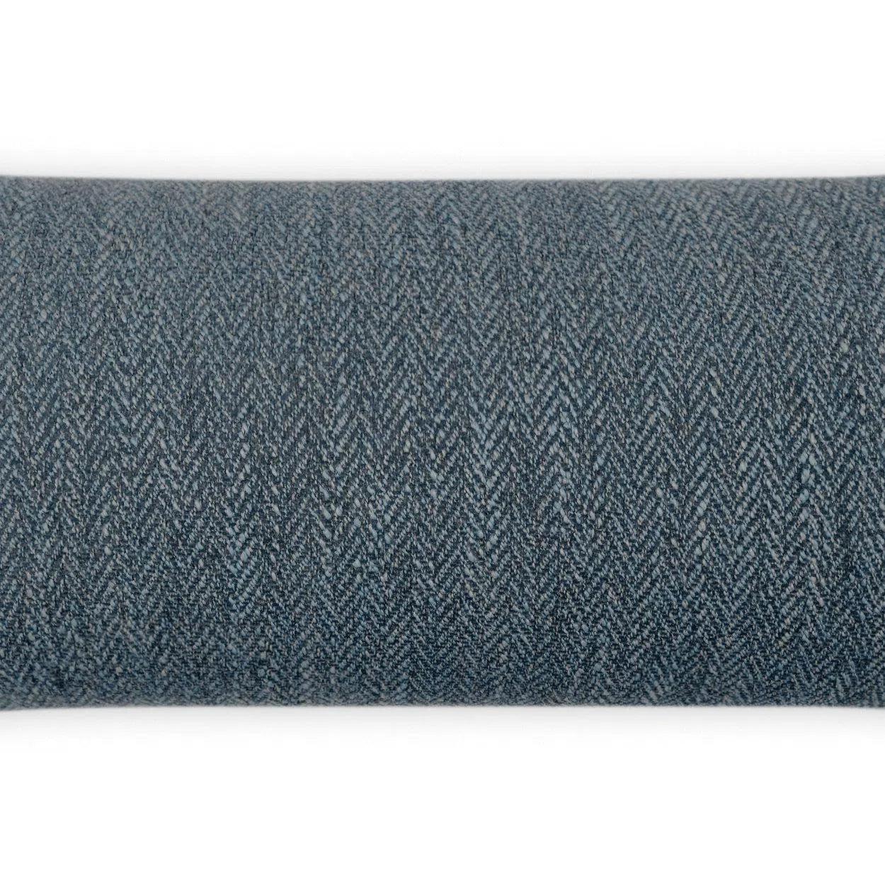 Outdoor Stratford Lumbar Pillow - Denim Outdoor Pillows LOOMLAN By D.V. Kap