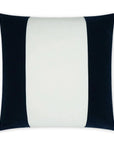 Outdoor Sundance Band Pillow - Navy Outdoor Pillows LOOMLAN By D.V. Kap