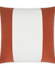 Outdoor Sundance Band Pillow - Orange Outdoor Pillows LOOMLAN By D.V. Kap