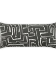 Outdoor Theon Lumbar Pillow - Onyx Outdoor Pillows LOOMLAN By D.V. Kap