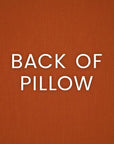 Outdoor Twist Lumbar Pillow - Orange Outdoor Pillows LOOMLAN By D.V. Kap