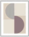 Split Circle II Artwork Framed Canvas With Floating Frame Artwork LOOMLAN By LOOMLAN