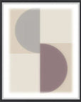 Split Circle II Artwork Framed Canvas With Floating Frame Artwork LOOMLAN By LOOMLAN