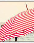 Summer Beach Umbrella Framed Canvas Wall Art For Living Room Artwork LOOMLAN By LOOMLAN