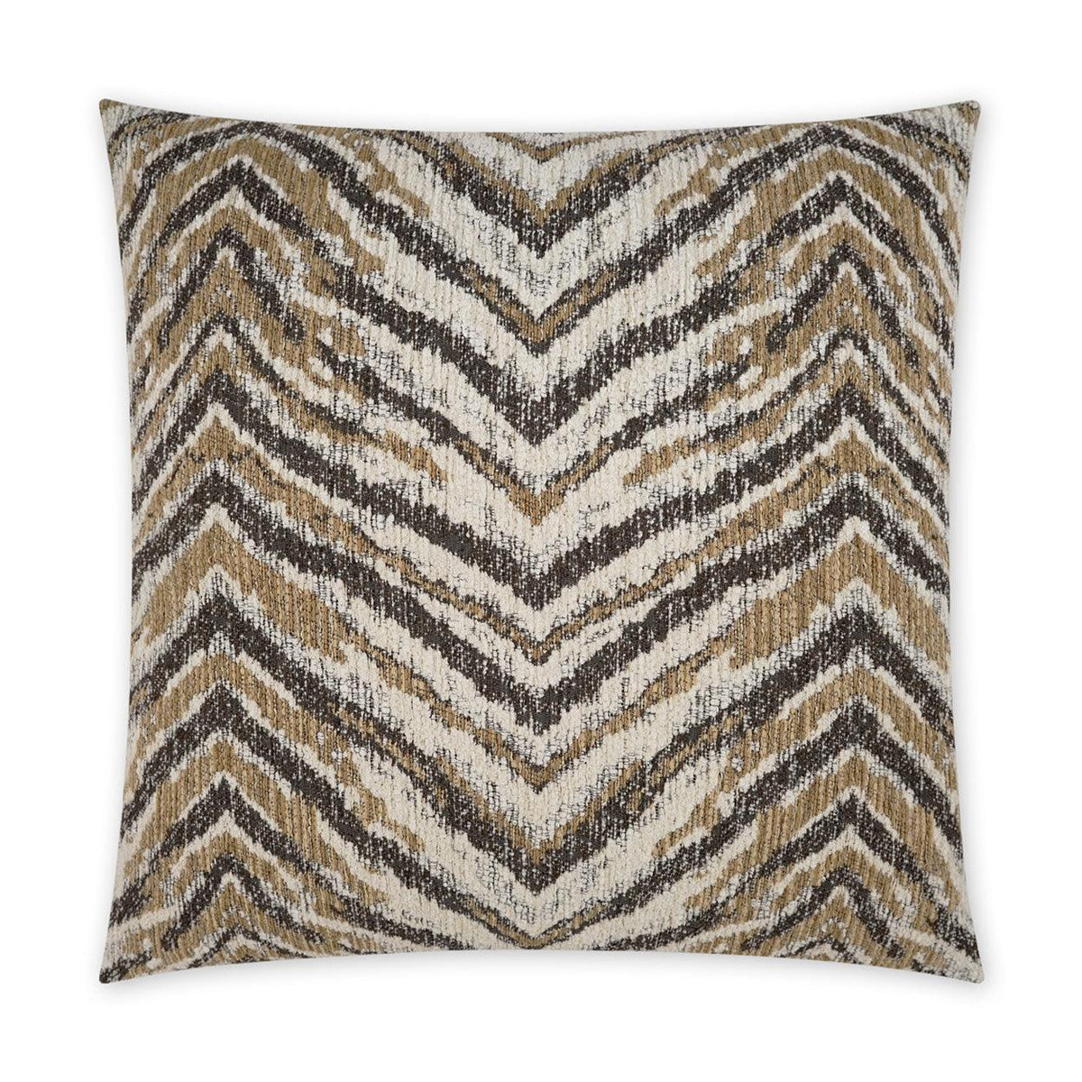 D.V. Kap Tikeri Animal Tan Taupe Large Throw Pillow With Insert