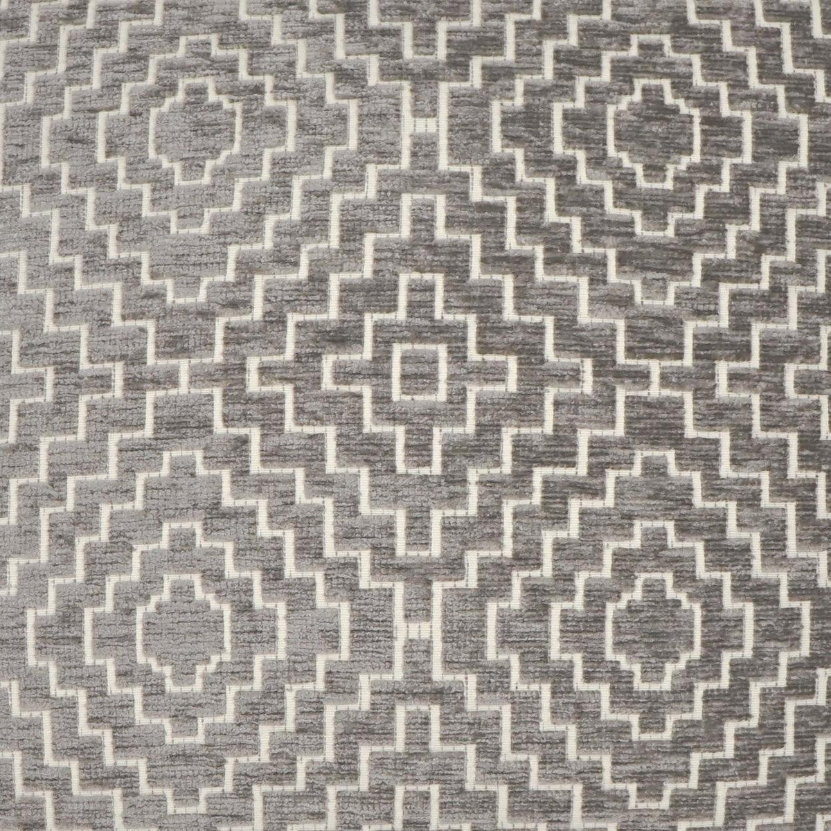 D.V. Kap Tile Mushroom Grey Large Throw Pillow With Insert