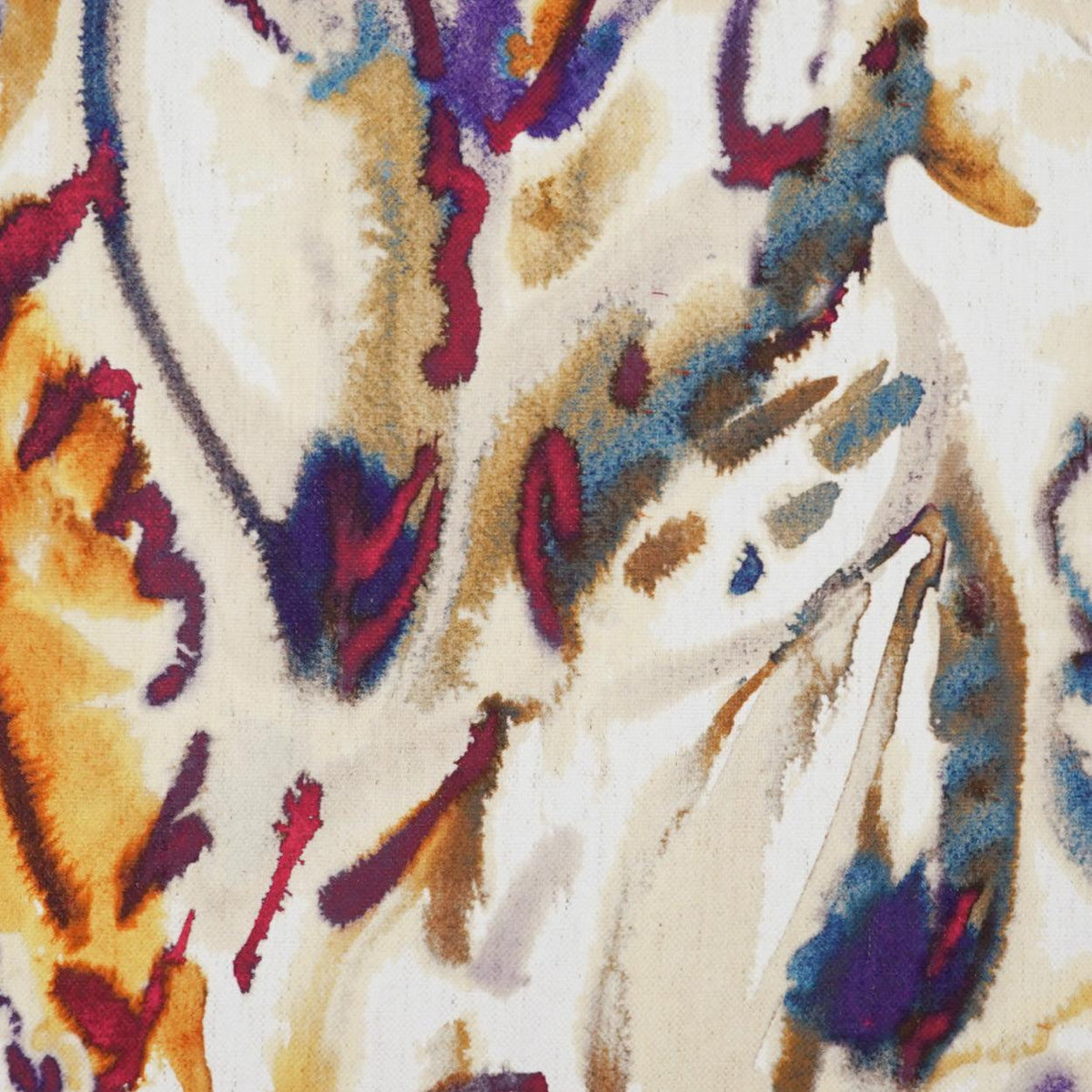 D.V. Kap Tisane Berry Abstract Floral Large Throw Pillow With Insert