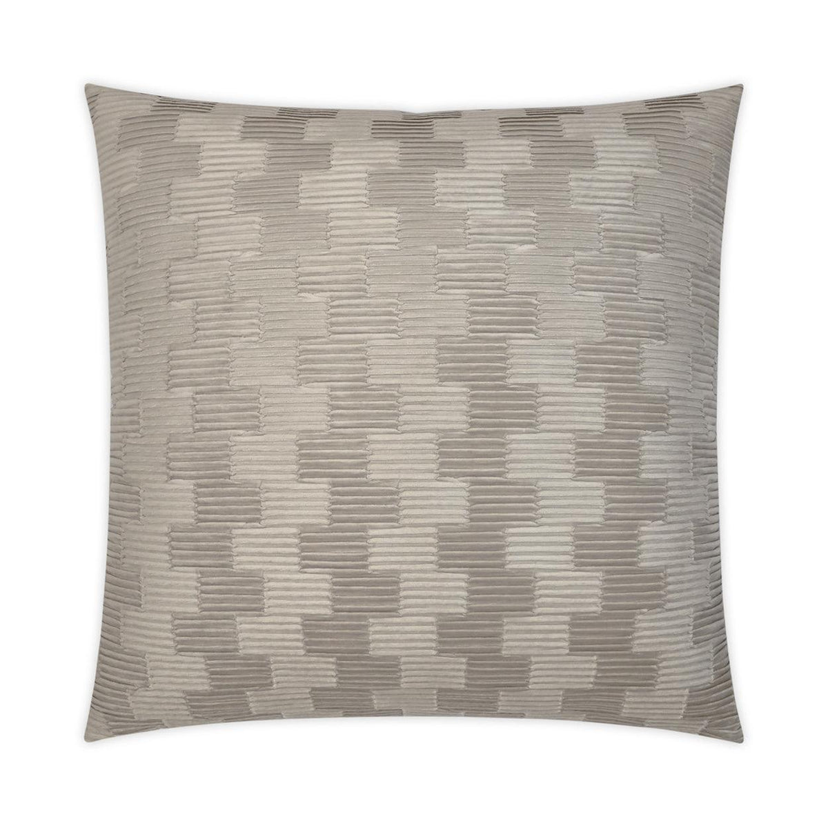 D.V. Kap Treble Putty Solid Tan Large Throw Pillow With Insert