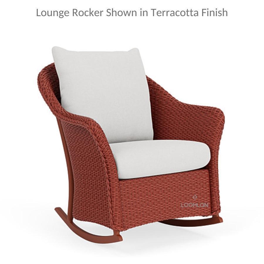 Lloyd Flanders Weekend Retreat Outdoor Lounge Rocker Chair