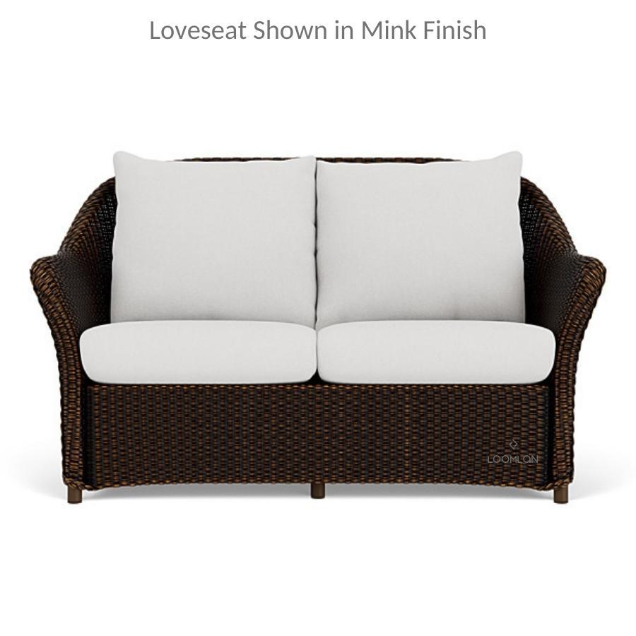 Lloyd Flanders Weekend Retreat Outdoor Loveseat All Weather Wicker