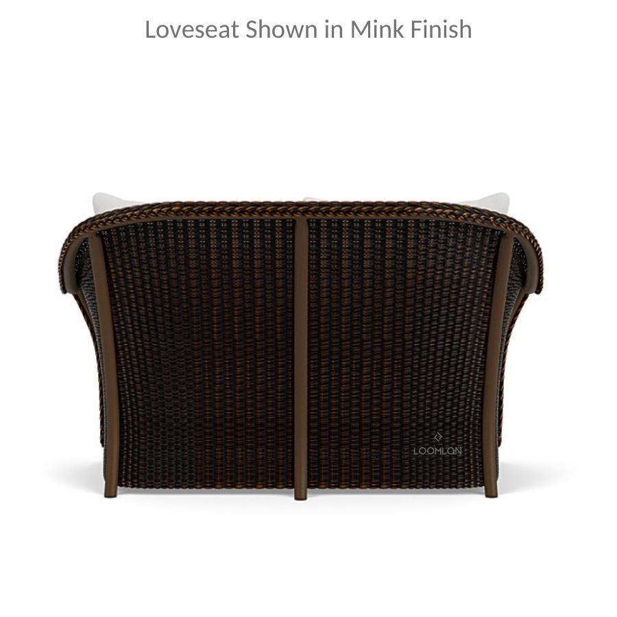 Lloyd Flanders Weekend Retreat Outdoor Loveseat All Weather Wicker