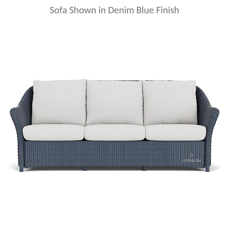 Lloyd Flanders Weekend Retreat Outdoor Couch All Weather Wicker