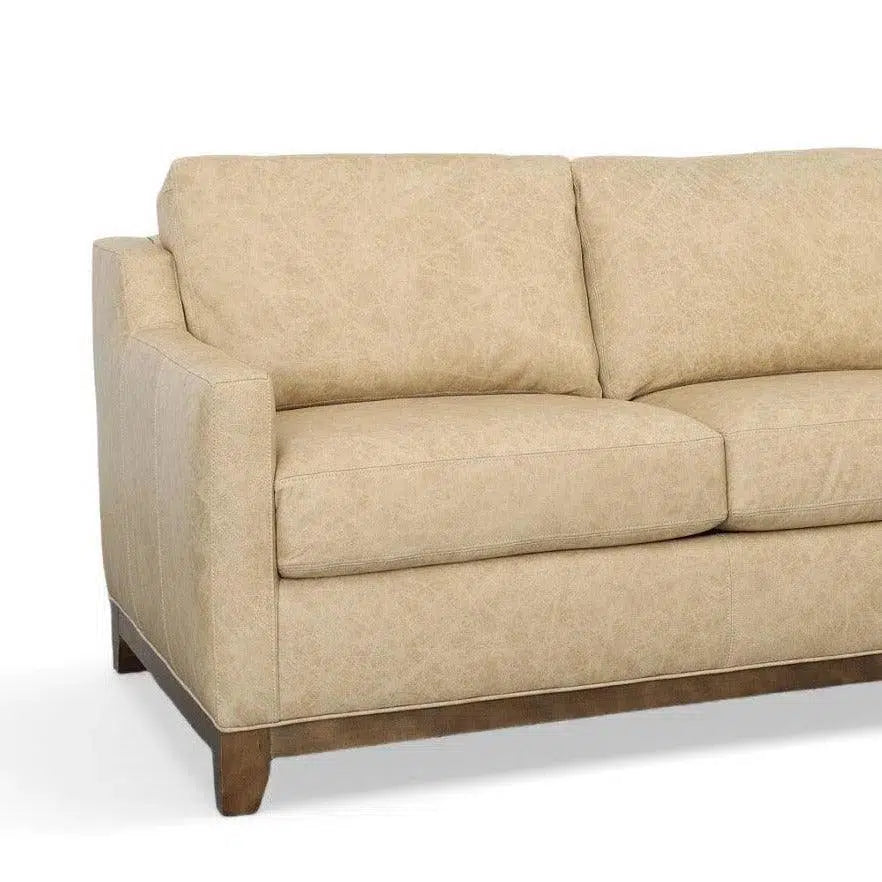 Wildcat Custom Leather Couch - American Crafted Sofas &amp; Loveseats LOOMLAN By Uptown Sebastian