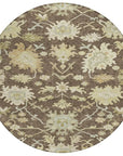 LOOMLAN Rugs Louis Brown Washable Indoor-Outdoor Rug