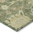 LOOMLAN Rugs Louis Green Washable Indoor-Outdoor Rug