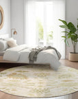 LOOMLAN Rugs Louis Ivory Washable Indoor-Outdoor Rug