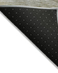 LOOMLAN Rugs Louisa Brown Washable Indoor-Outdoor Rug