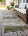 LOOMLAN Rugs Louisa Brown Washable Indoor-Outdoor Rug