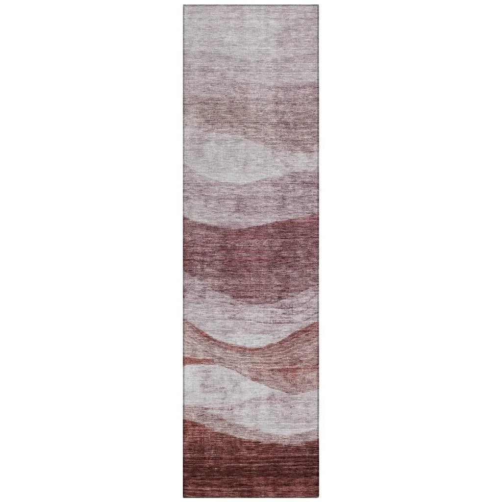 LOOMLAN Rugs Louisa Pink Washable Indoor-Outdoor Rug