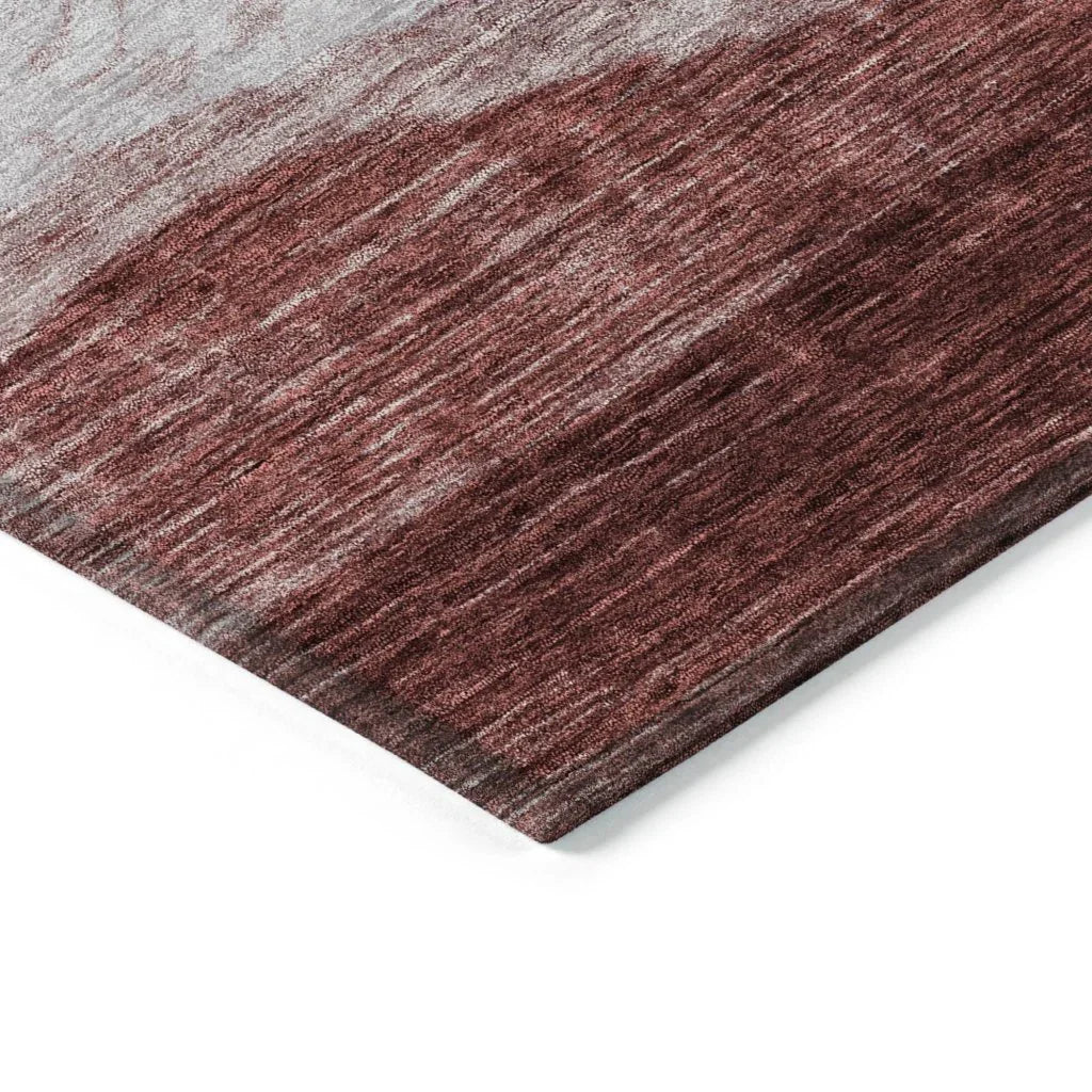 LOOMLAN Rugs Louisa Pink Washable Indoor-Outdoor Rug