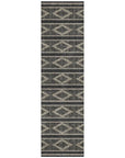LOOMLAN Rugs Lume Black Washable Indoor-Outdoor Rug