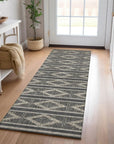 LOOMLAN Rugs Lume Black Washable Indoor-Outdoor Rug