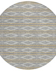 LOOMLAN Rugs Lume Gray Washable Indoor-Outdoor Rug
