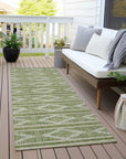 LOOMLAN Rugs Lume Green Washable Indoor-Outdoor Rug
