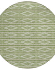 LOOMLAN Rugs Lume Green Washable Indoor-Outdoor Rug