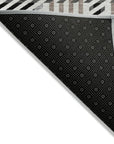 LOOMLAN Rugs Lunara Black Washable Indoor-Outdoor Rug