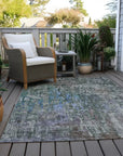 LOOMLAN Rugs Lunisse Fern Washable Indoor-Outdoor Rug