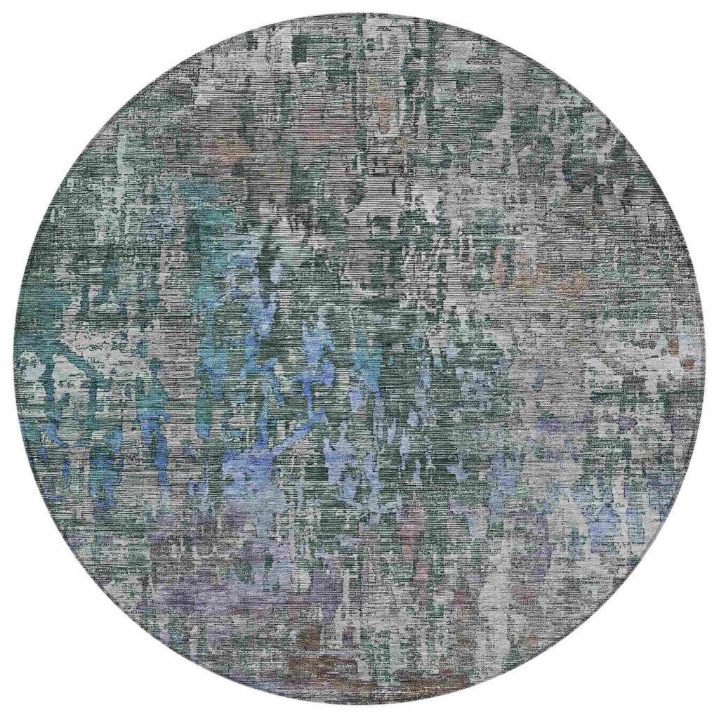 LOOMLAN Rugs Lunisse Fern Washable Indoor-Outdoor Rug