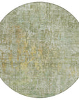 LOOMLAN Rugs Lunisse Green Washable Indoor-Outdoor Rug