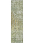 LOOMLAN Rugs Lunisse Green Washable Indoor-Outdoor Rug