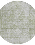 LOOMLAN Rugs Lurea Green Washable Indoor-Outdoor Rug