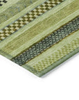 LOOMLAN Rugs Luthyra Aloe Washable Indoor-Outdoor Rug