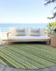 LOOMLAN Rugs Luthyra Aloe Washable Indoor-Outdoor Rug