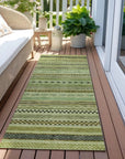 LOOMLAN Rugs Luthyra Aloe Washable Indoor-Outdoor Rug