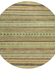 LOOMLAN Rugs Luthyra Beige Washable Indoor-Outdoor Rug