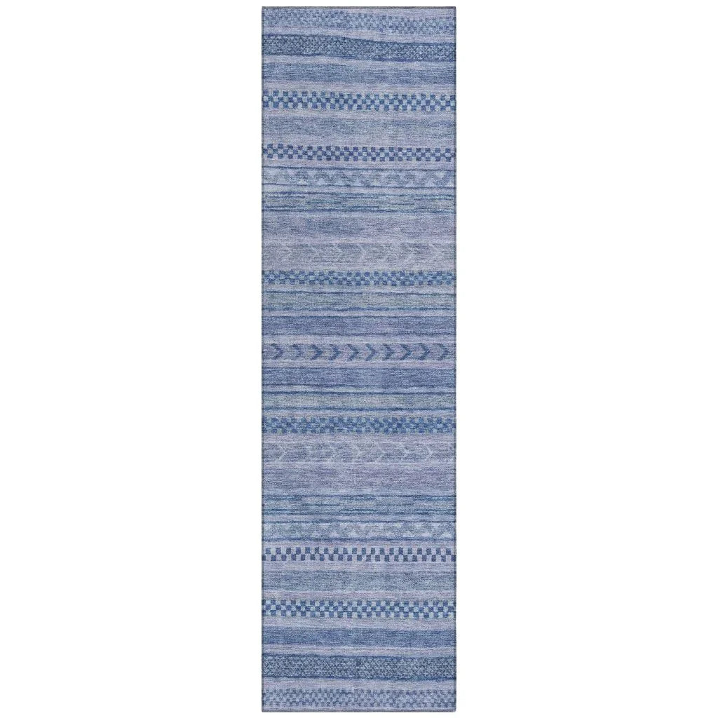 LOOMLAN Rugs Luthyra Denim Washable Indoor-Outdoor Rug