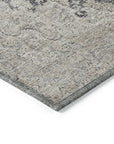 LOOMLAN Rugs Lyra Black Washable Indoor-Outdoor Rug