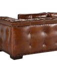 Maestro Large Size Low Profile Leather Couch Wide Arms - LOOMLAN - Uptown Sebastian - Sofas & Loveseats
