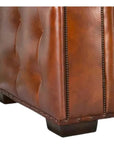 Maestro Large Size Low Profile Leather Couch Wide Arms - LOOMLAN - Uptown Sebastian - Sofas & Loveseats