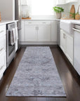 LOOMLAN Rugs Malia Blue Washable Indoor-Outdoor Rug