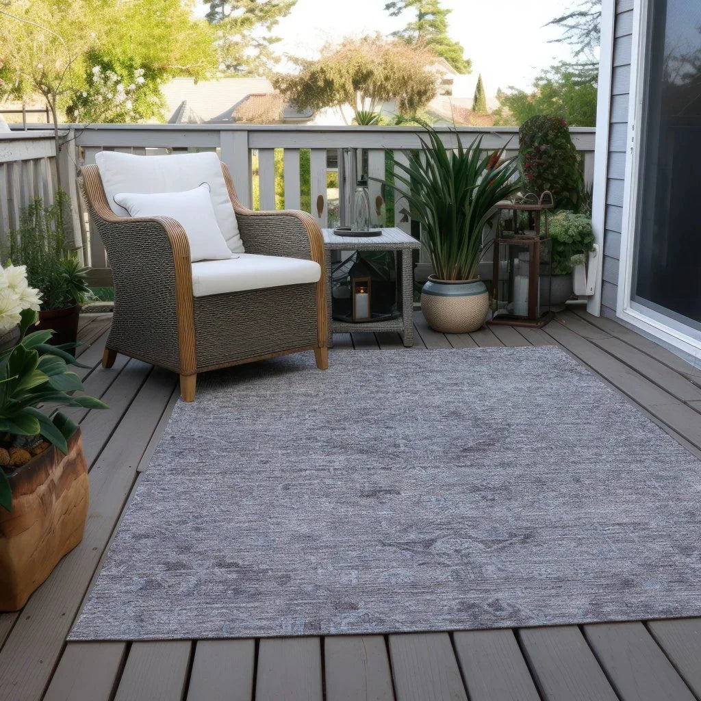 LOOMLAN Rugs Malia Blue Washable Indoor-Outdoor Rug