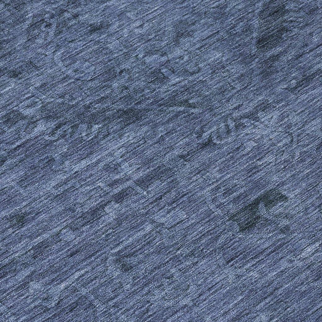LOOMLAN Rugs Malia Navy Washable Indoor-Outdoor Rug